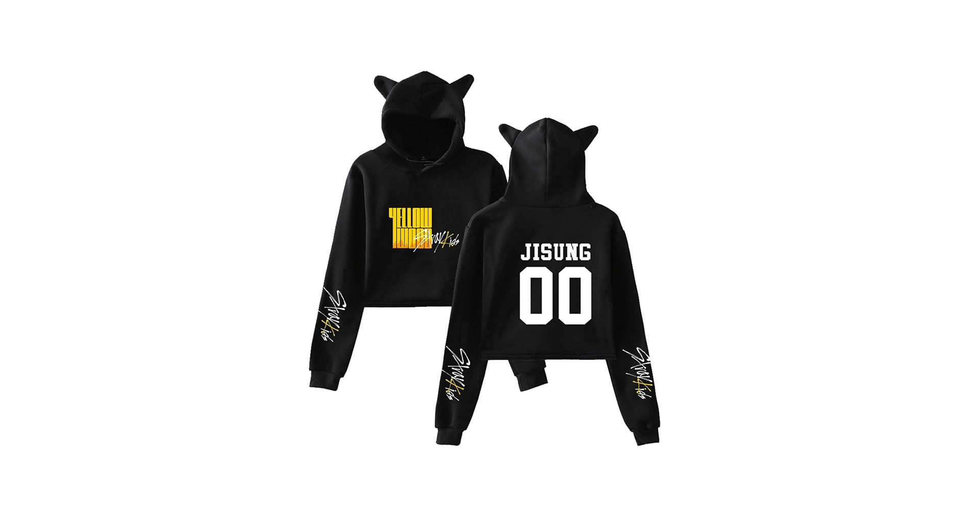 Amazon.com: Xkpopfans Stray Kids Hoodie Yellow Wood Pullover